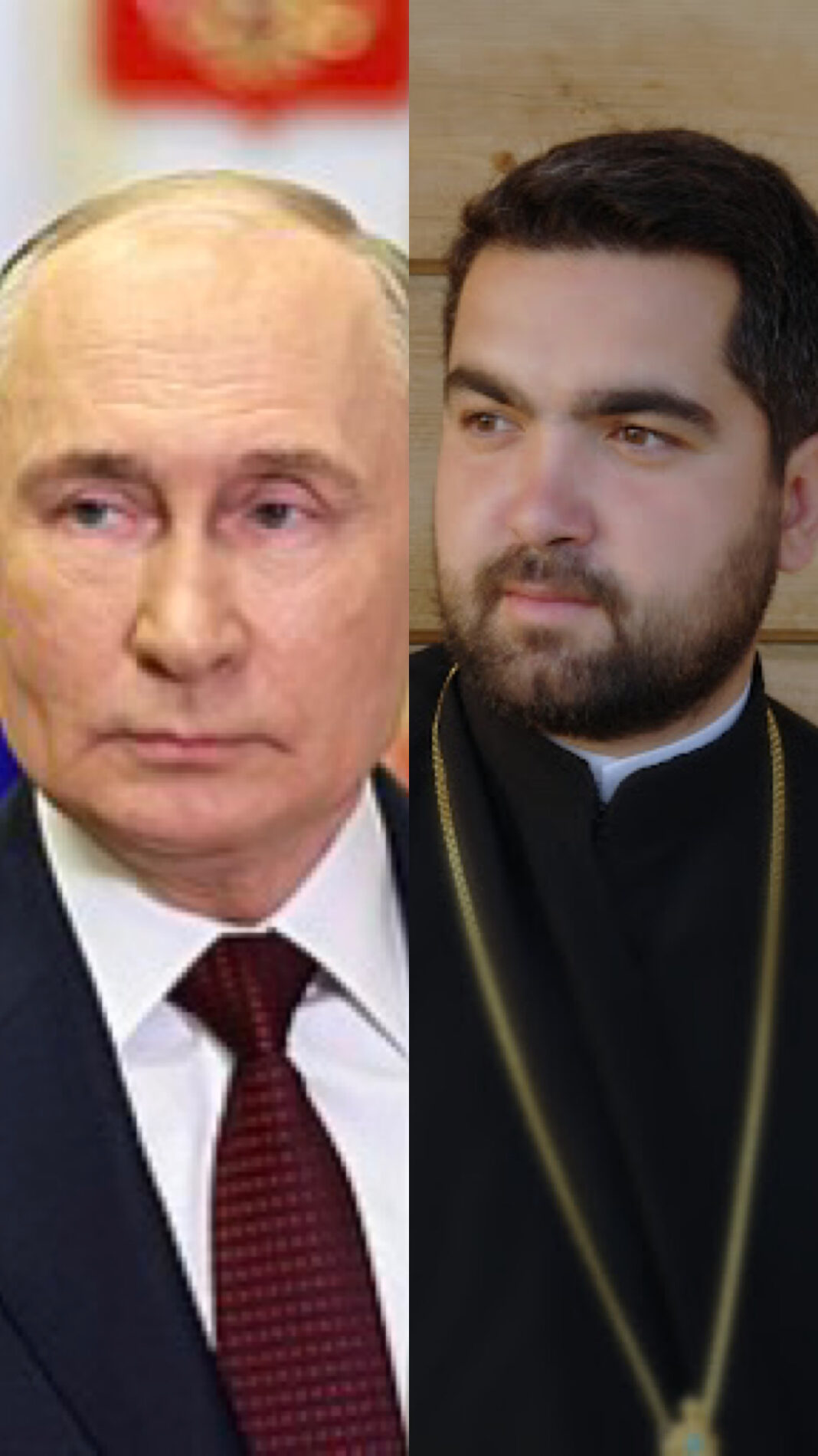 Preotul Ciprian Mega, primit de Putin, într-o vizită privată